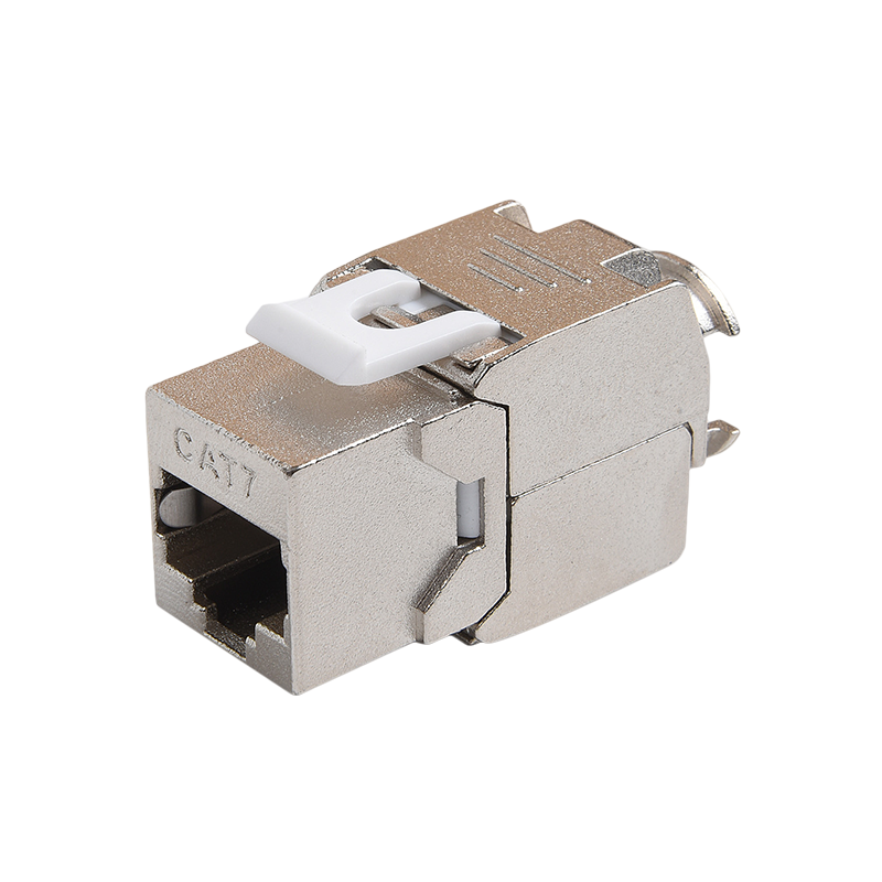 SMT-1061T8C7-FTP 180 độ che chắn Cat7 Keystone Jack