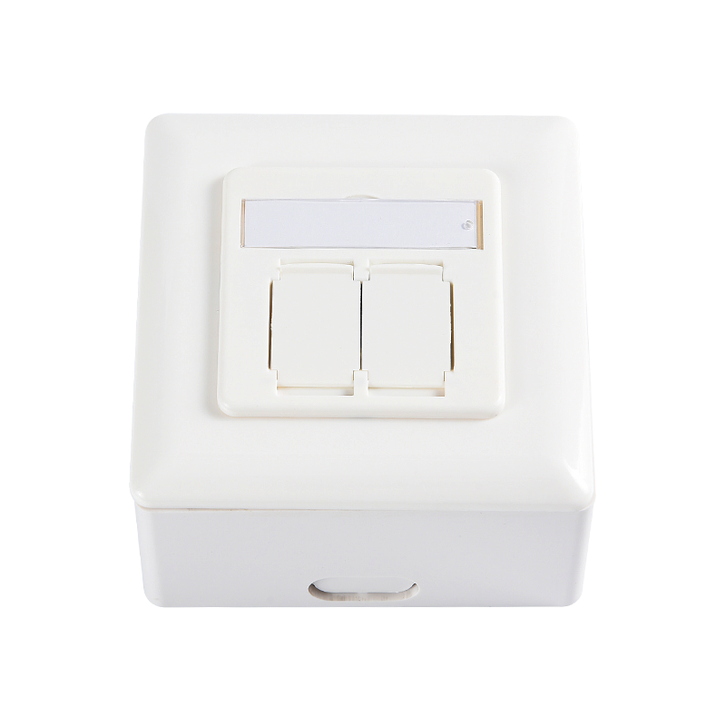 SMT-4309-80F-HC6 Cat6 FTP Wall Outlet, chèn ngang